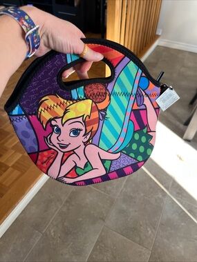Colorful Disney Tinker Bell Lunch Tote Romero britto